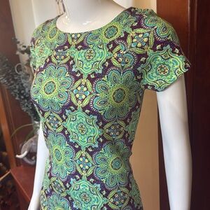 NWT jones Ny size small Vibrant Patterned Women's Top
